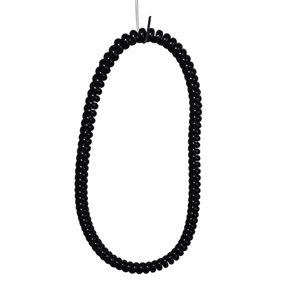 Spiralz Stretchy Necklace - Black