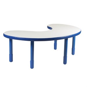 Table en forme d'haricot - Bleu - 22"