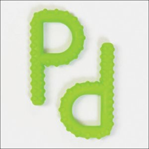 Lettre P texturée (pqt de 2)