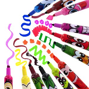 Scented Markers with chisel tips